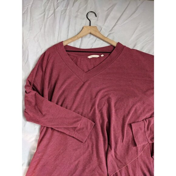 Soft Surrounding Dress Red Marla Sweater Layered Polyester Blend Womens Size 2X - Picture 2 of 10